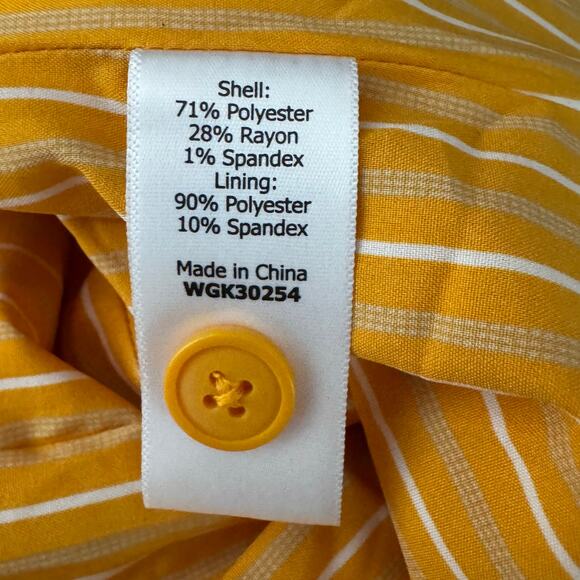 41 Hawthorn Natalie Knit Blazer Jacket Women’s Small Yellow Open Front NWT - Picture 8 of 8